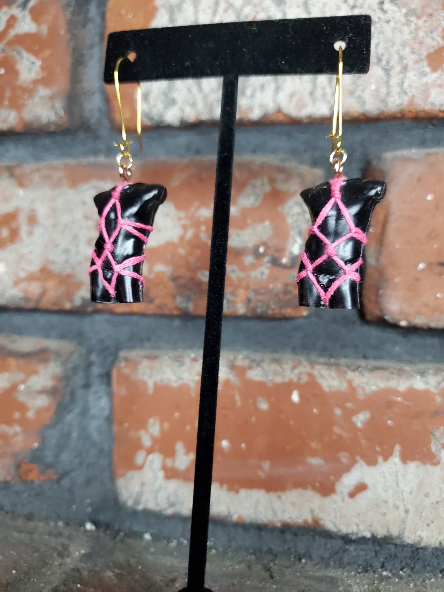 Shibari Torso Earrings SM