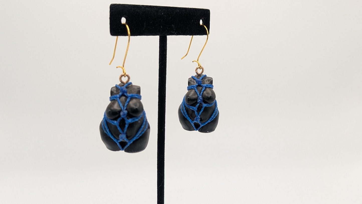 Shibari Torso Earrings XL