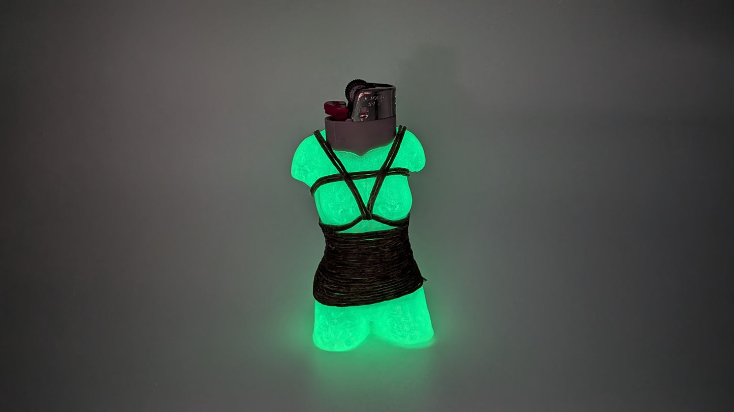 Shibari Lady Lighter Cover