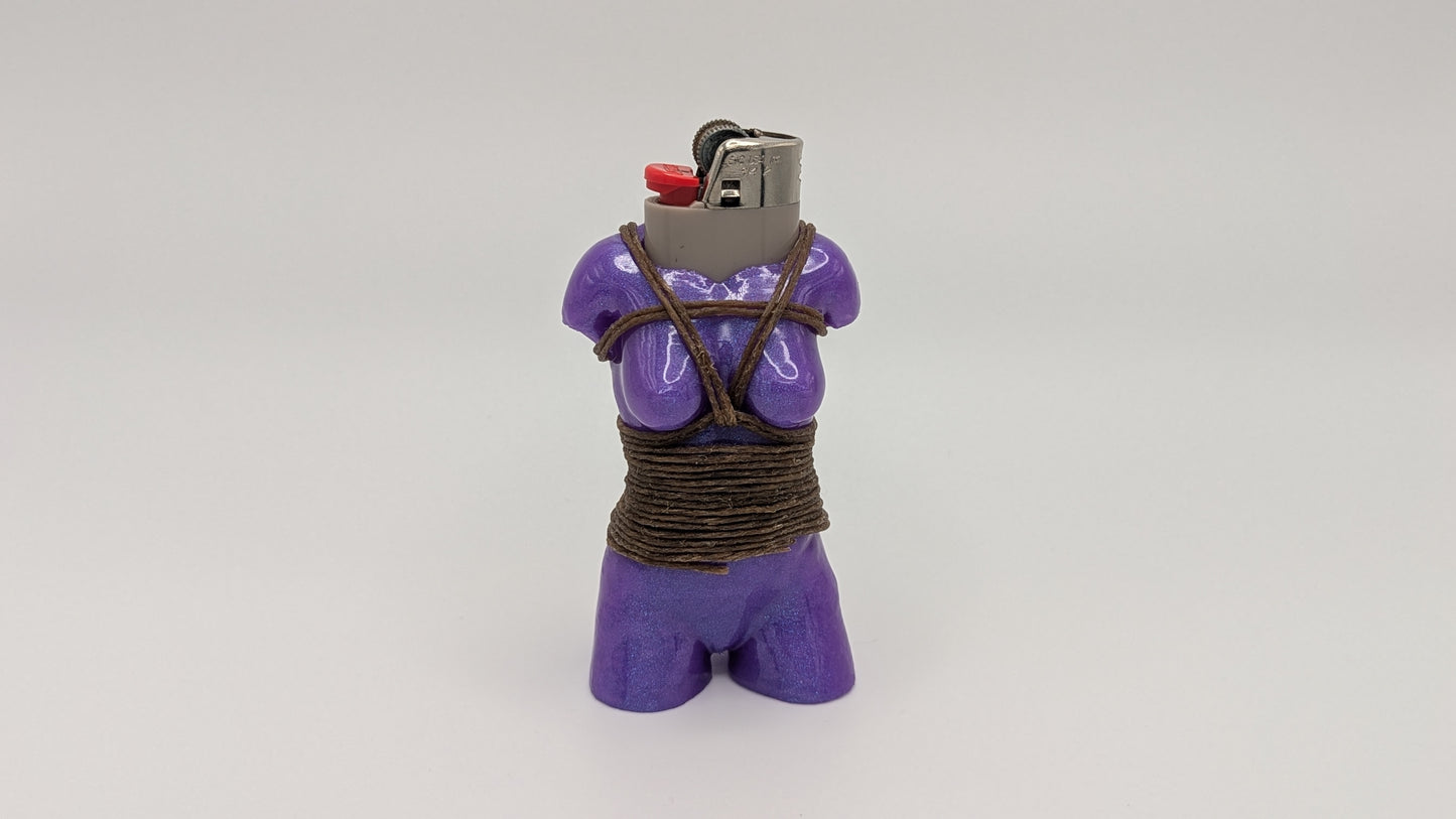 Shibari Lady Lighter Cover