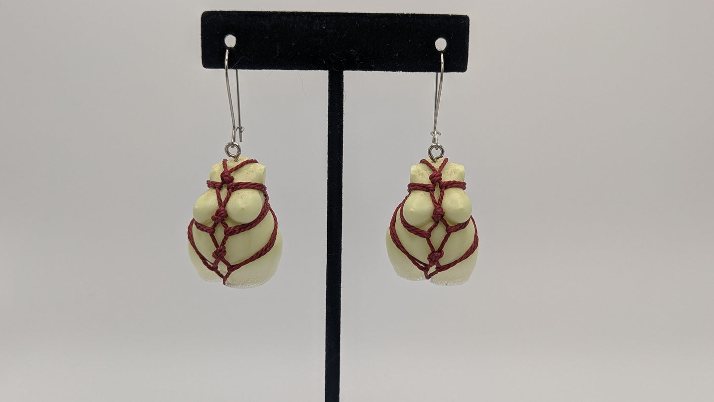 Shibari Torso Earrings XL