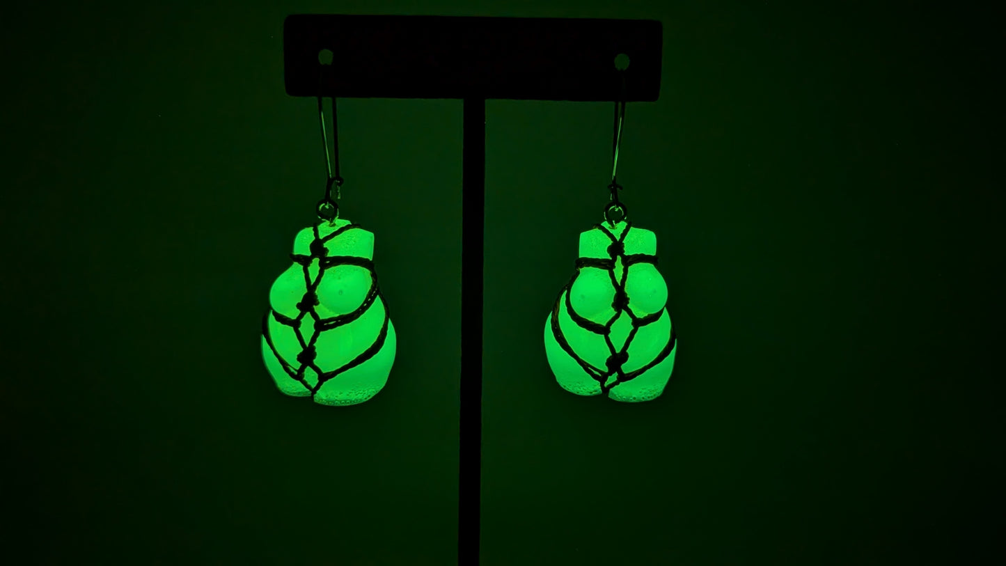 Shibari Torso Earrings XL