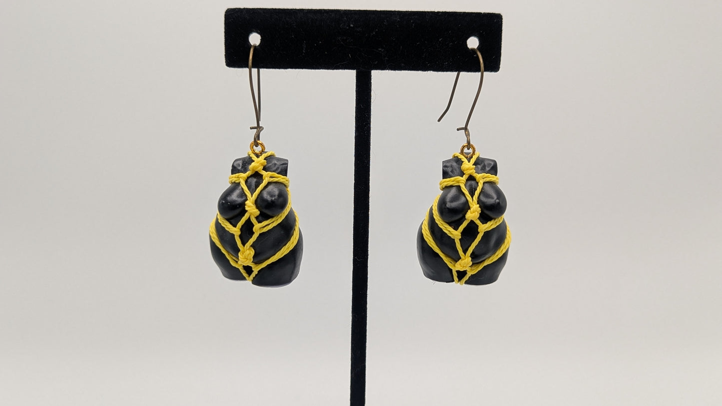 Shibari Torso Earrings XL