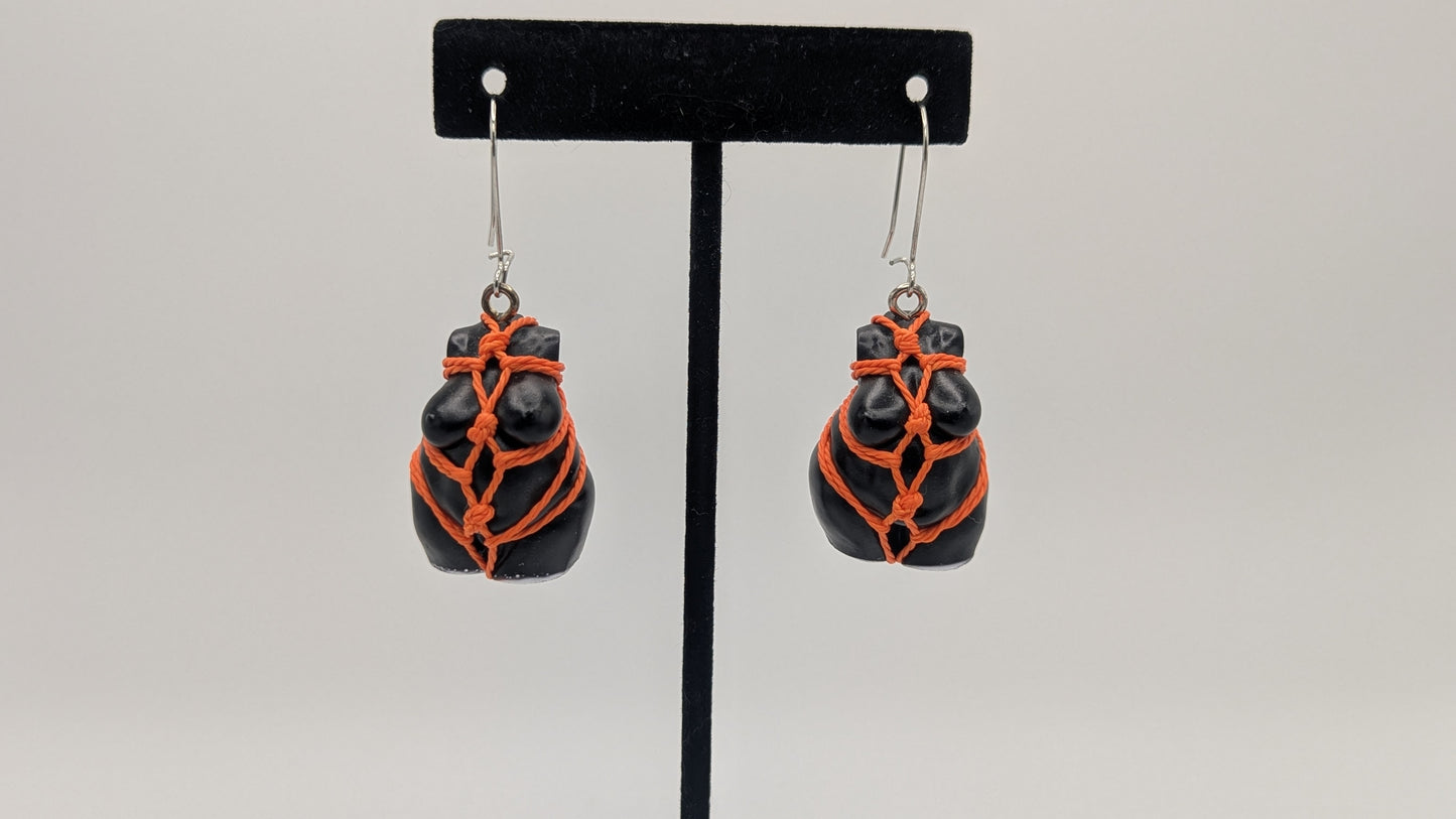Shibari Torso Earrings XL