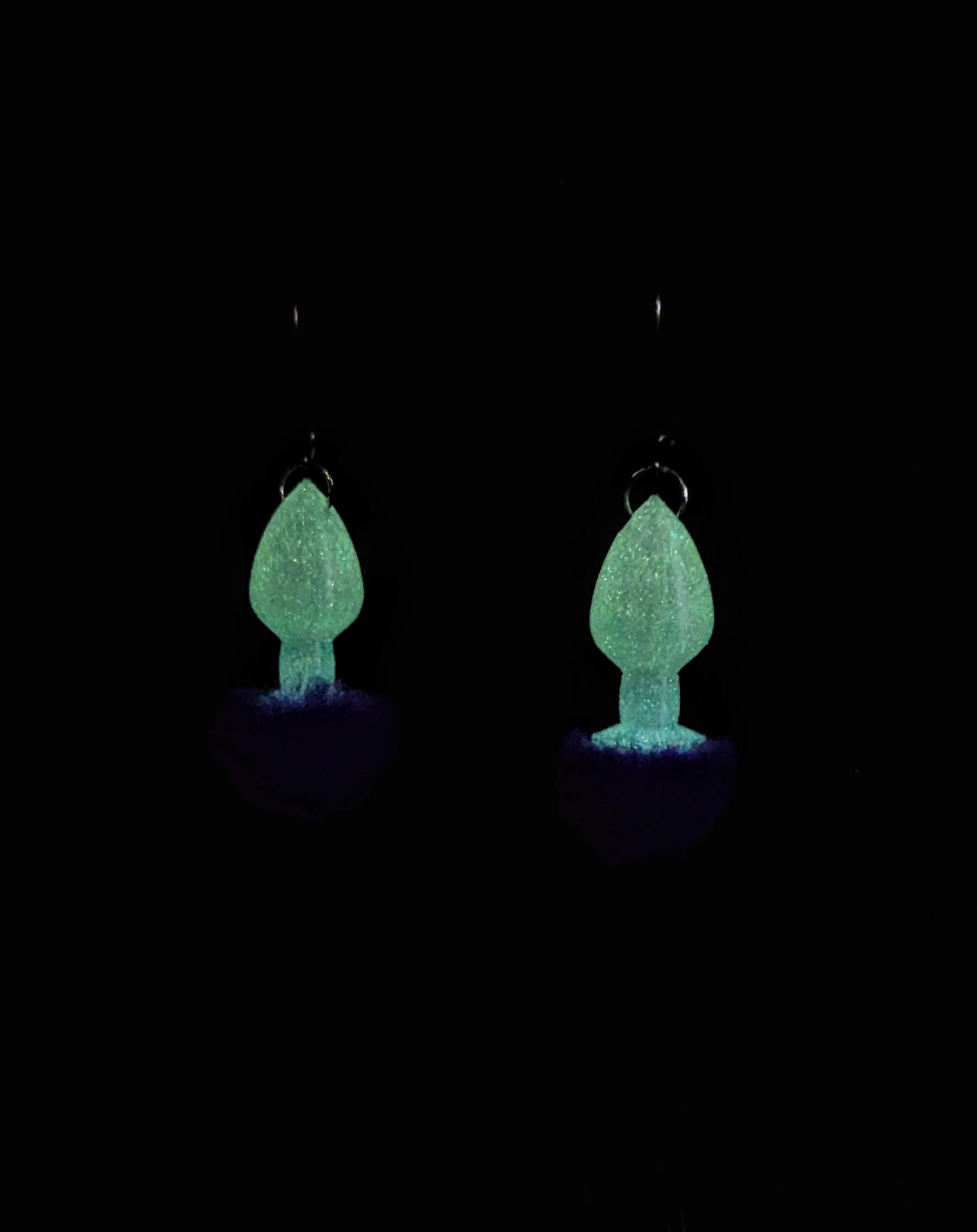 Bunny Tail Butt Plug Earrings